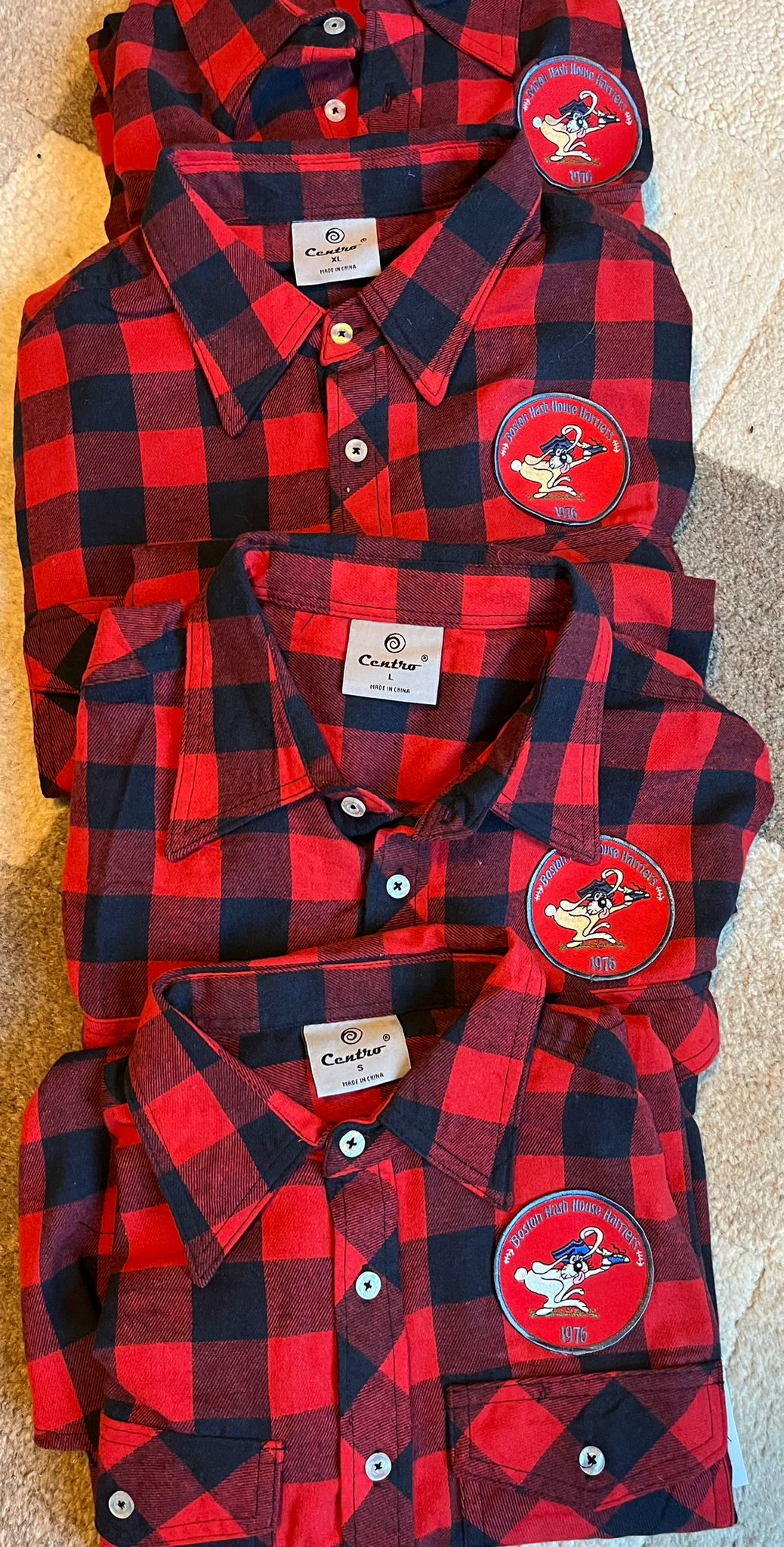 Long sleeve buffalo plaid flannel shirt